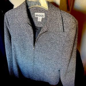 This is a suit jacket, goes great with a black skirt